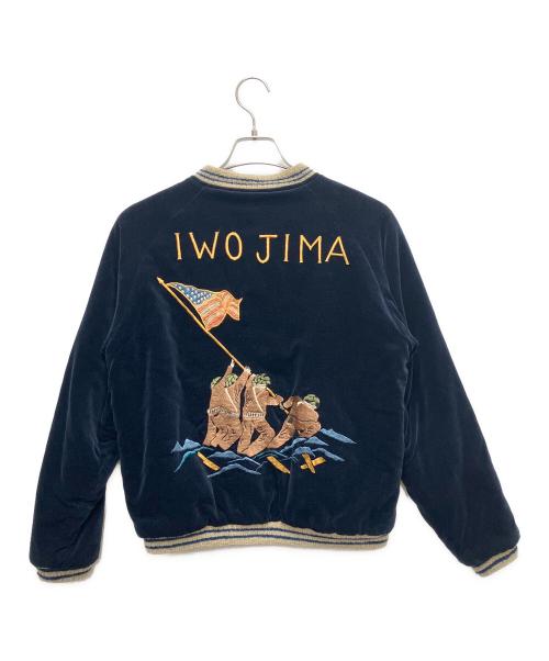 東洋エンタープライズ（トウヨウエンタープライズ）東洋エンタープライズ (トウヨウエンタープライズ) スカジャン ネイビー サイズ:中（Mサイズ相当）の古着・服飾アイテム