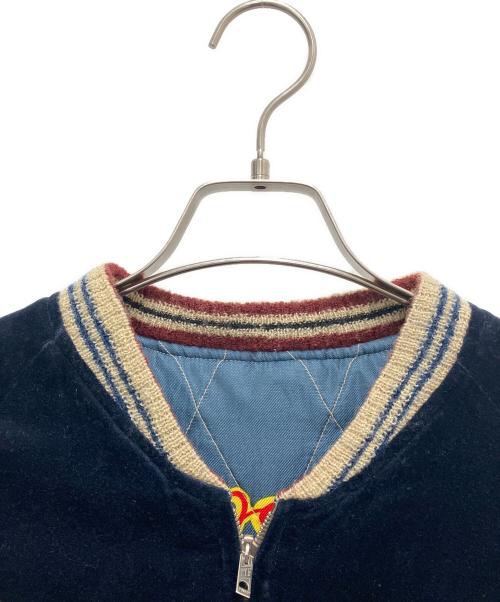 東洋エンタープライズ（トウヨウエンタープライズ）東洋エンタープライズ (トウヨウエンタープライズ) スカジャン ネイビー サイズ:中（Mサイズ相当）の古着・服飾アイテム