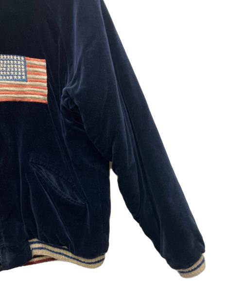 東洋エンタープライズ（トウヨウエンタープライズ）東洋エンタープライズ (トウヨウエンタープライズ) スカジャン ネイビー サイズ:中（Mサイズ相当）の古着・服飾アイテム