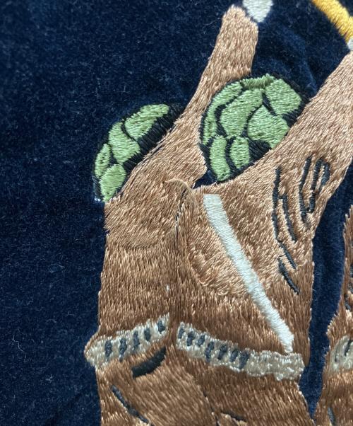 東洋エンタープライズ（トウヨウエンタープライズ）東洋エンタープライズ (トウヨウエンタープライズ) スカジャン ネイビー サイズ:中（Mサイズ相当）の古着・服飾アイテム