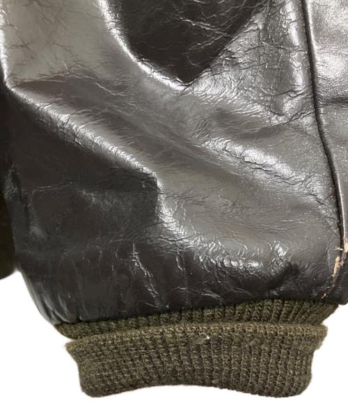 その他ブランド（ソノタブランド）その他ブランド (ソノタブランド) レザージャケット ブラウン サイズ:SIZE Lの古着・服飾アイテム