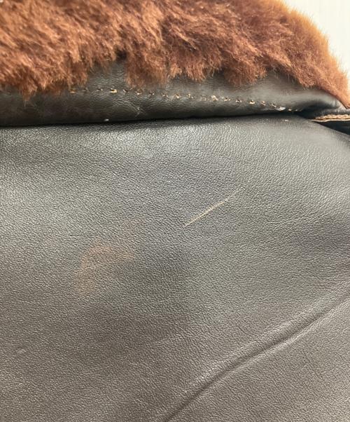 その他ブランド（ソノタブランド）その他ブランド (ソノタブランド) レザージャケット ブラウン サイズ:SIZE Lの古着・服飾アイテム