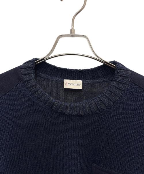 MONCLER（モンクレール）MONCLER (モンクレール) 厚手ニット ネイビー サイズ:XLの古着・服飾アイテム