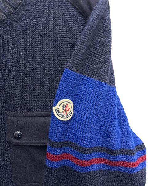 MONCLER（モンクレール）MONCLER (モンクレール) 厚手ニット ネイビー サイズ:XLの古着・服飾アイテム