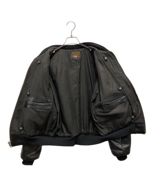 VANSON（バンソン）VANSON (バンソン) レザージャケット ブラック サイズ:40の古着・服飾アイテム