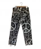 LEVI'S VINTAGE CLOTHINGリーバイス ビンテージ クロージング）の古着「551ZXX 復刻1962年モデル デニムパンツ」｜ブラック×ホワイト
