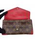 中古・古着 LOUIS VUITTON (ルイ ヴィトン) 長財布 ブラウン：23000円