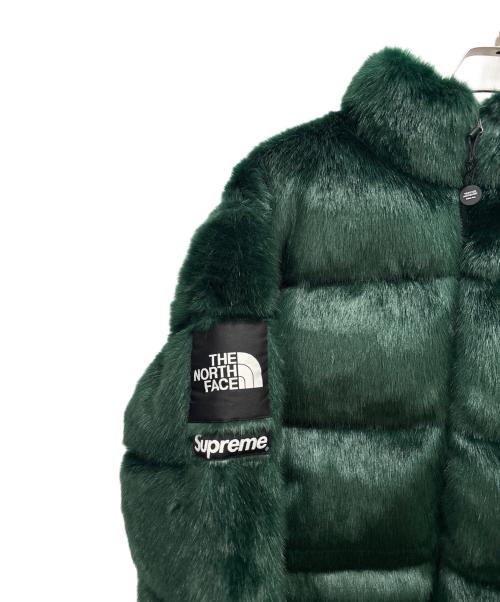 THE NORTH FACE（ザ ノース フェイス）THE NORTH FACE (ザ ノース フェイス) Supreme (シュプリーム) ダウンジャケット グリーン サイズ:Ｍの古着・服飾アイテム