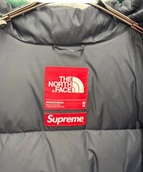 THE NORTH FACE（ザ ノース フェイス）THE NORTH FACE (ザ ノース フェイス) Supreme (シュプリーム) ダウンジャケット グリーン サイズ:Ｍの古着・服飾アイテム