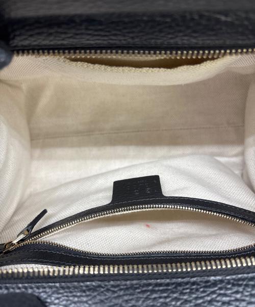 GUCCI（グッチ）GUCCI (グッチ) ハンドバッグ ブラックの古着・服飾アイテム