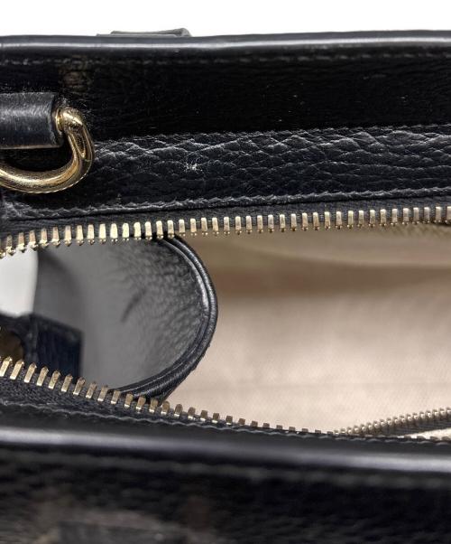 GUCCI（グッチ）GUCCI (グッチ) ハンドバッグ ブラックの古着・服飾アイテム