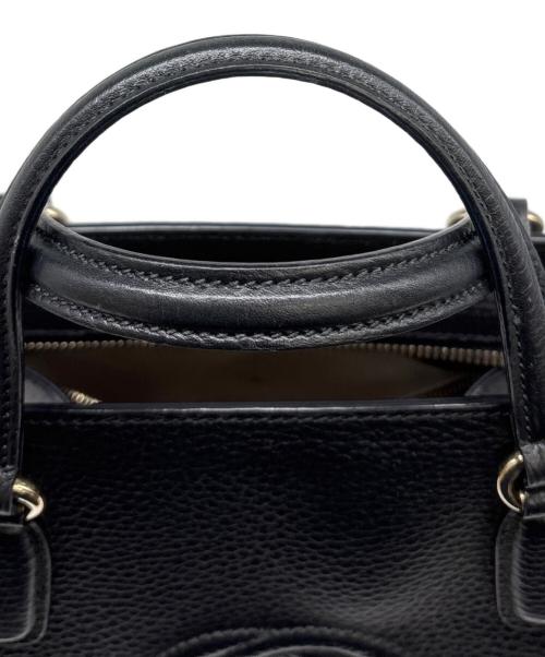 GUCCI（グッチ）GUCCI (グッチ) ハンドバッグ ブラックの古着・服飾アイテム