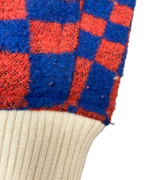 stussy（ステューシー）stussy (ステューシー) チェックスタジャン レッド×ブルー サイズ:SIZE Sの古着・服飾アイテム