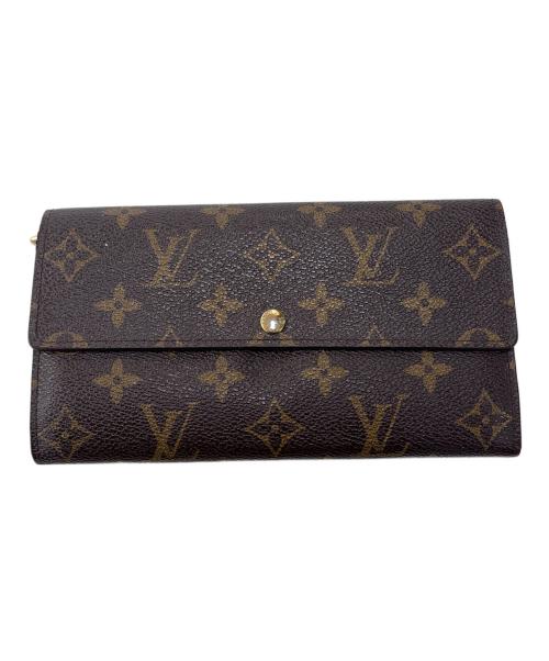 LOUIS VUITTON（ルイ ヴィトン）LOUIS VUITTON (ルイ ヴィトン) 長財布 ブラックの古着・服飾アイテム