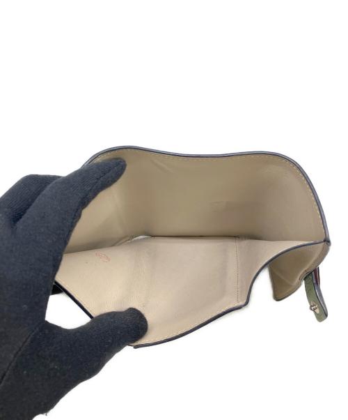 LOEWE（ロエベ）LOEWE (ロエベ) 3つ折り財布 グリーンの古着・服飾アイテム