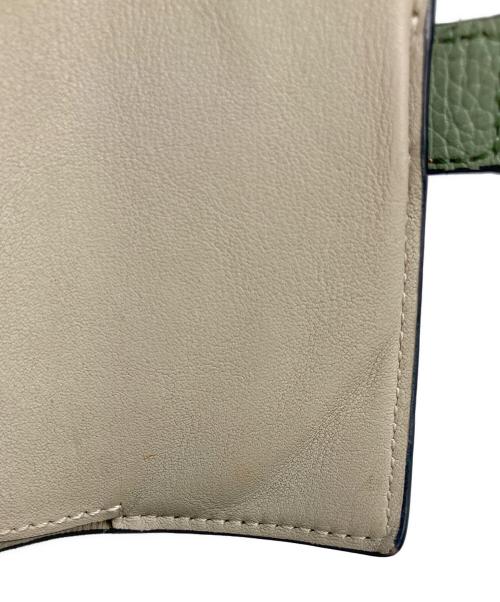 LOEWE（ロエベ）LOEWE (ロエベ) 3つ折り財布 グリーンの古着・服飾アイテム