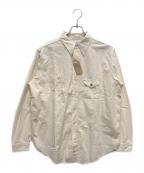 BIG YANKビッグヤンク）の古着「長袖シャツ」｜ホワイト