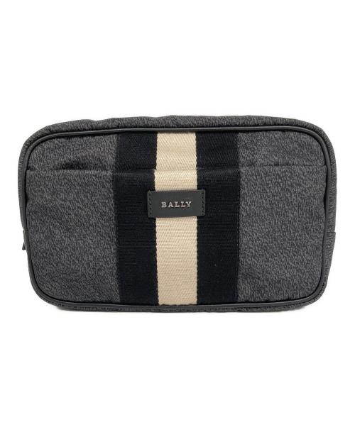 BALLY（バリー）BALLY (バリー) ウエストポーチ グレー×ブラックの古着・服飾アイテム