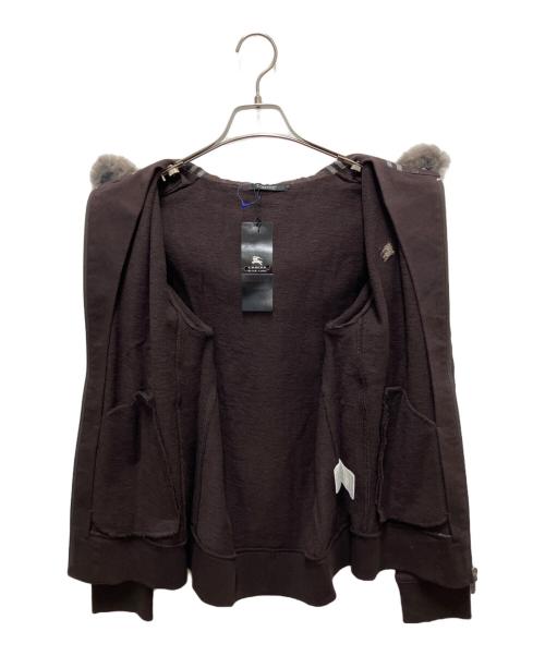 BURBERRY BLACK LABEL（バーバリーブラックレーベル）BURBERRY BLACK LABEL (バーバリーブラックレーベル) ジップパーカー ブラウン サイズ:SIZE M 未使用品の古着・服飾アイテム