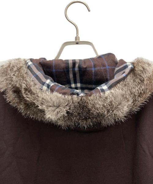 BURBERRY BLACK LABEL（バーバリーブラックレーベル）BURBERRY BLACK LABEL (バーバリーブラックレーベル) ジップパーカー ブラウン サイズ:SIZE M 未使用品の古着・服飾アイテム