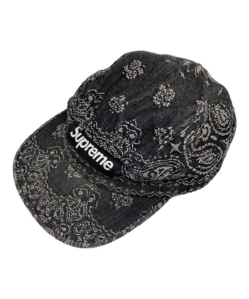 SUPREME（シュプリーム）SUPREME (シュプリーム) キャップ ブラックの古着・服飾アイテム