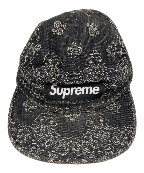 SUPREME（シュプリーム）SUPREME (シュプリーム) キャップ ブラックの古着・服飾アイテム