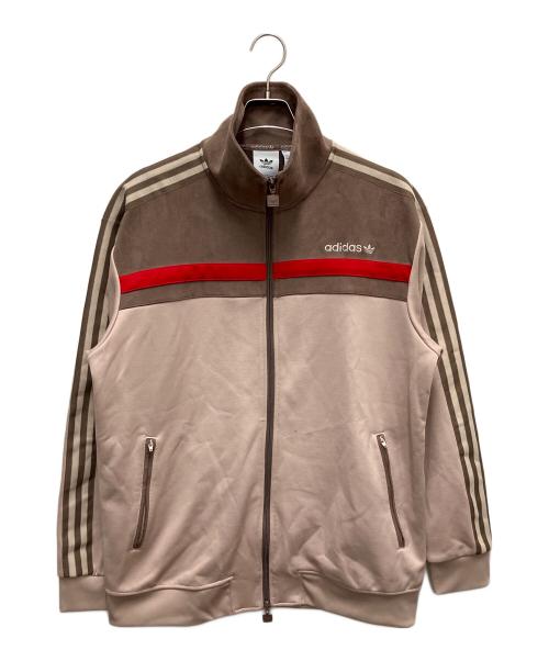 adidas（アディダス）adidas (アディダス) FREAK'S STORE (フリークスストア) 別注プレミアム トラックトップ トラックジャケット ベージュ サイズ:3XLの古着・服飾アイテム