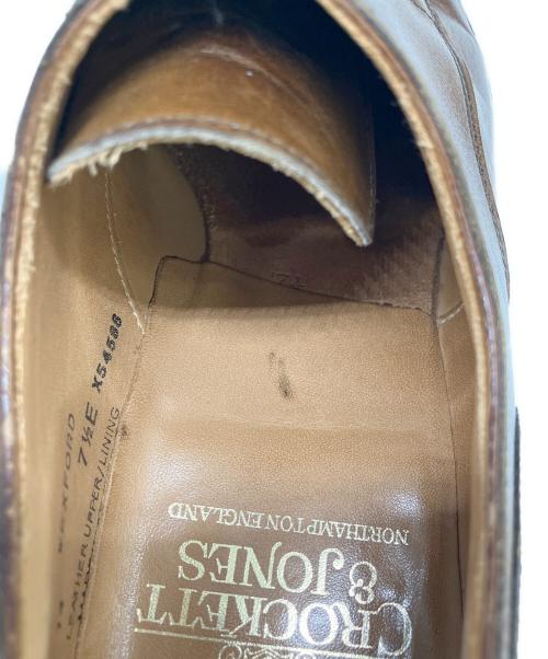 Crockett & Jones（クロケット＆ジョーンズ）Crockett & Jones (クロケット＆ジョーンズ) レザーシューズ ブラウン サイズ:7 1/2（約26.0cm～26.5cm相当）の古着・服飾アイテム