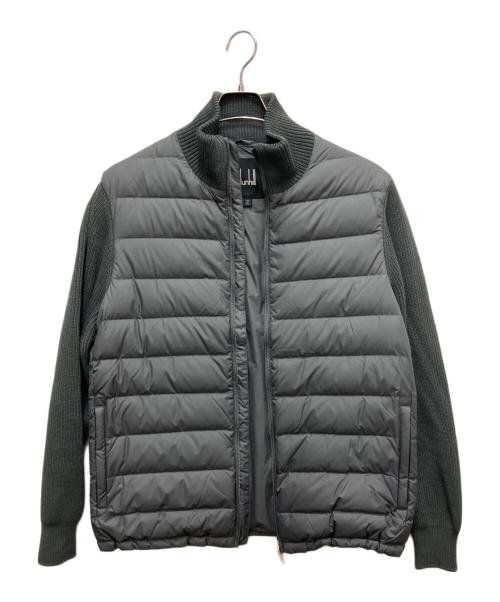 dunhill（ダンヒル）dunhill (ダンヒル) 切替ダウンジャケット グレー サイズ:Mの古着・服飾アイテム