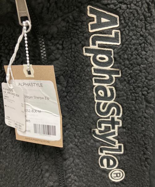 Alphastyle（アルファスタイル）Alphastyle (アルファスタイル) ボアジャケット ブラック サイズ:Mの古着・服飾アイテム