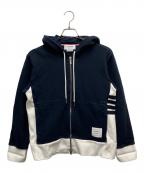 THOM BROWNE. NEW YORKトムブラウン ニューヨーク）の古着「ジップパーカー」｜ネイビー
