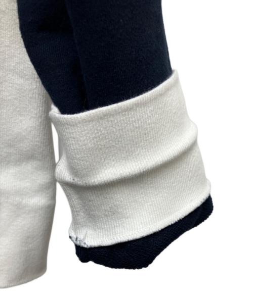 THOM BROWNE. NEW YORK（トムブラウン ニューヨーク）THOM BROWNE. NEW YORK (トムブラウン ニューヨーク) ジップパーカー ネイビー サイズ:SIZE 2の古着・服飾アイテム