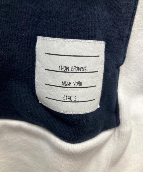 THOM BROWNE. NEW YORK（トムブラウン ニューヨーク）THOM BROWNE. NEW YORK (トムブラウン ニューヨーク) ジップパーカー ネイビー サイズ:SIZE 2の古着・服飾アイテム