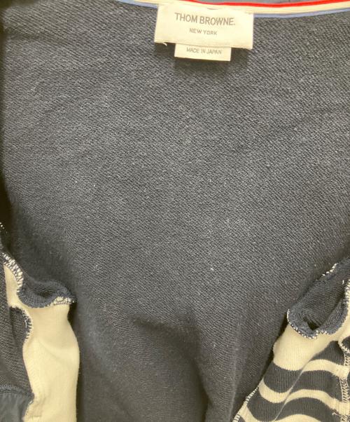 THOM BROWNE. NEW YORK（トムブラウン ニューヨーク）THOM BROWNE. NEW YORK (トムブラウン ニューヨーク) ジップパーカー ネイビー サイズ:SIZE 2の古着・服飾アイテム