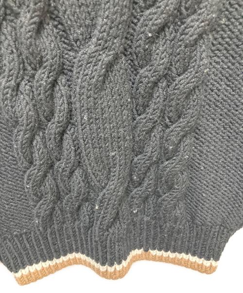 MONCLER（モンクレール）MONCLER (モンクレール) 厚手ニット ブラック サイズ:SIZE Mの古着・服飾アイテム