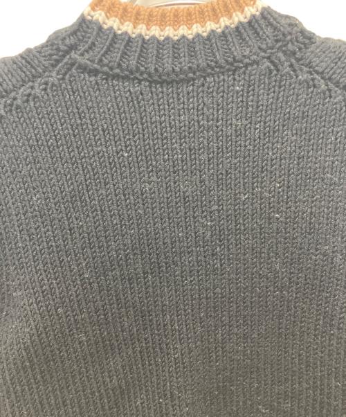 MONCLER（モンクレール）MONCLER (モンクレール) 厚手ニット ブラック サイズ:SIZE Mの古着・服飾アイテム