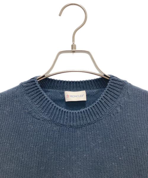 MONCLER（モンクレール）MONCLER (モンクレール) ニット ネイビー サイズ:SIZE Mの古着・服飾アイテム