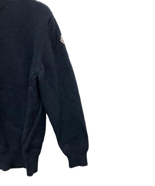 MONCLER（モンクレール）MONCLER (モンクレール) ニット ネイビー サイズ:SIZE Mの古着・服飾アイテム