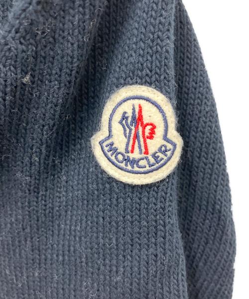 MONCLER（モンクレール）MONCLER (モンクレール) ニット ネイビー サイズ:SIZE Mの古着・服飾アイテム