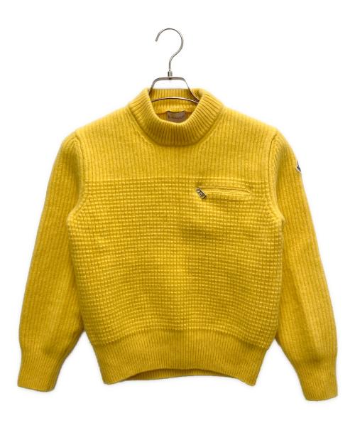 MONCLER（モンクレール）MONCLER (モンクレール) ニット イエロー サイズ:SIZE Mの古着・服飾アイテム