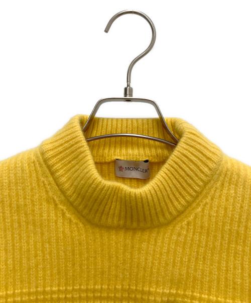 MONCLER（モンクレール）MONCLER (モンクレール) ニット イエロー サイズ:SIZE Mの古着・服飾アイテム