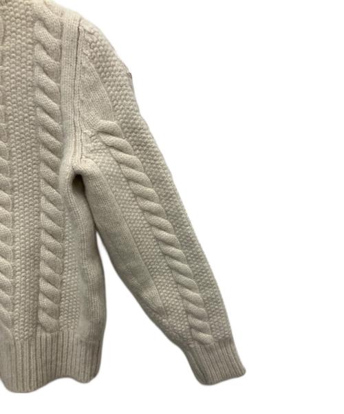 MONCLER（モンクレール）MONCLER (モンクレール) 厚手ニット ベージュ サイズ:SIZE Mの古着・服飾アイテム