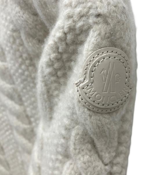MONCLER（モンクレール）MONCLER (モンクレール) 厚手ニット ベージュ サイズ:SIZE Mの古着・服飾アイテム