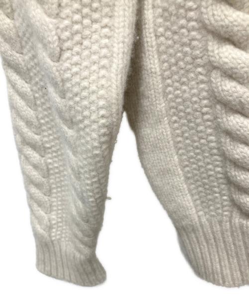 MONCLER（モンクレール）MONCLER (モンクレール) 厚手ニット ベージュ サイズ:SIZE Mの古着・服飾アイテム