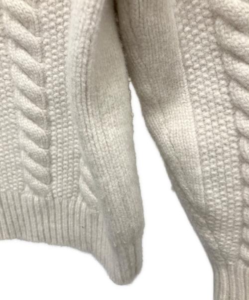 MONCLER（モンクレール）MONCLER (モンクレール) 厚手ニット ベージュ サイズ:SIZE Mの古着・服飾アイテム