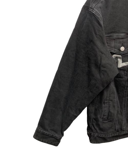 EVISU（エヴィス）EVISU (エヴィス) デニムジャケット ブラック サイズ:SIZE Mの古着・服飾アイテム