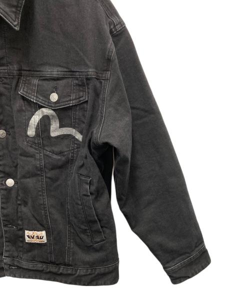 EVISU（エヴィス）EVISU (エヴィス) デニムジャケット ブラック サイズ:SIZE Mの古着・服飾アイテム