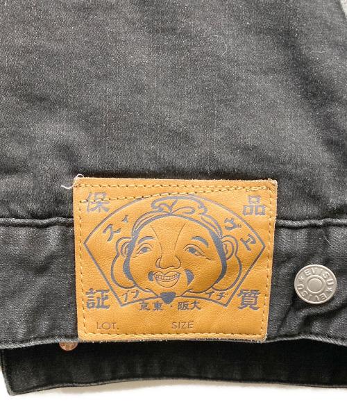 EVISU（エヴィス）EVISU (エヴィス) デニムジャケット ブラック サイズ:SIZE Mの古着・服飾アイテム
