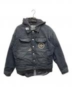 EVISUKUROエビスクロ）の古着「デニムジャケット」｜ブラック