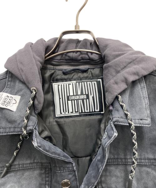 EVISUKURO（エビスクロ）EVISUKURO (エビスクロ) デニムジャケット ブラック サイズ:Mの古着・服飾アイテム